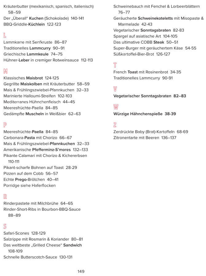 Cobb Kochbuch | Überall ausser in der Küche | CO92-1 von Cobb